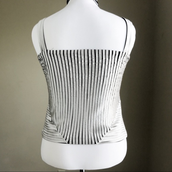 Sigrid Olson Silver Embroidered Tank Top - Picture 3 of 8